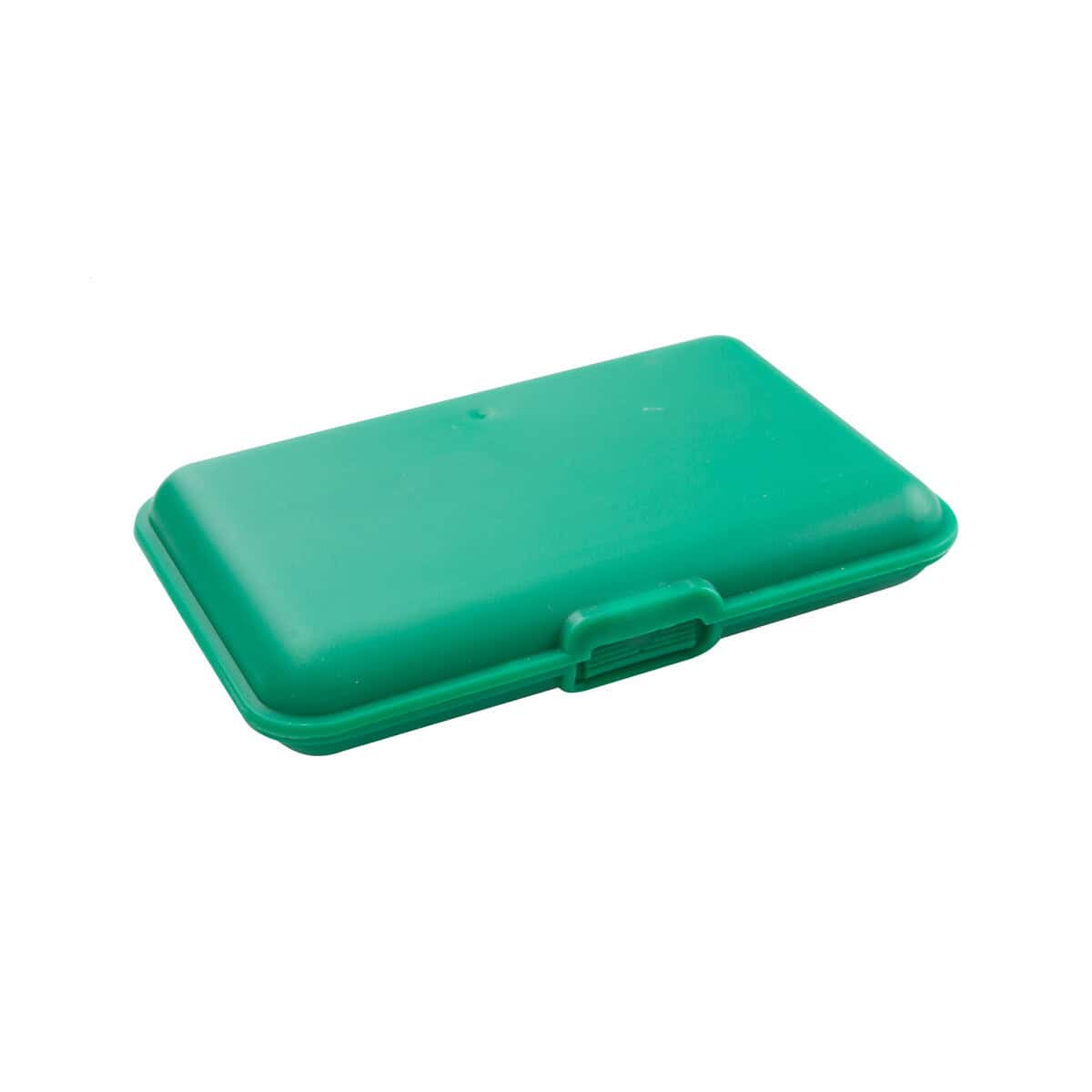 Przenośne etui na drobne gadżety, zielone, trwałe i funkcjonalne.