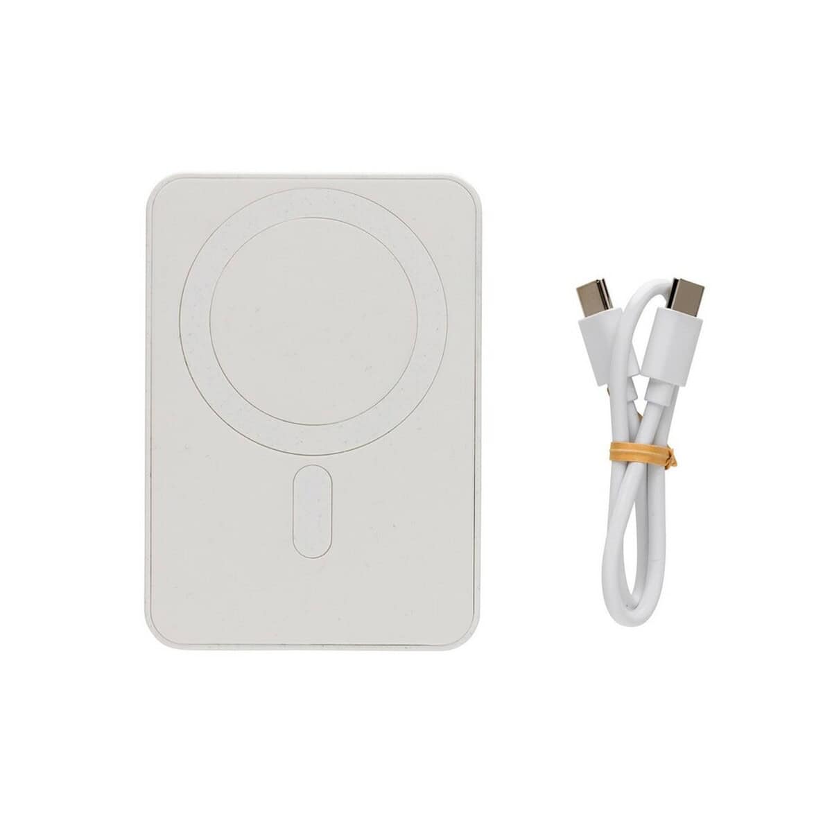 Powerbanki z logo – magnetyczny bezprzewodowy power bank 5000 mah magnetix P322.403__B_4 1. Przenośny ładowarkowy panel solarny z kablem USB, gadżet ekologiczny.