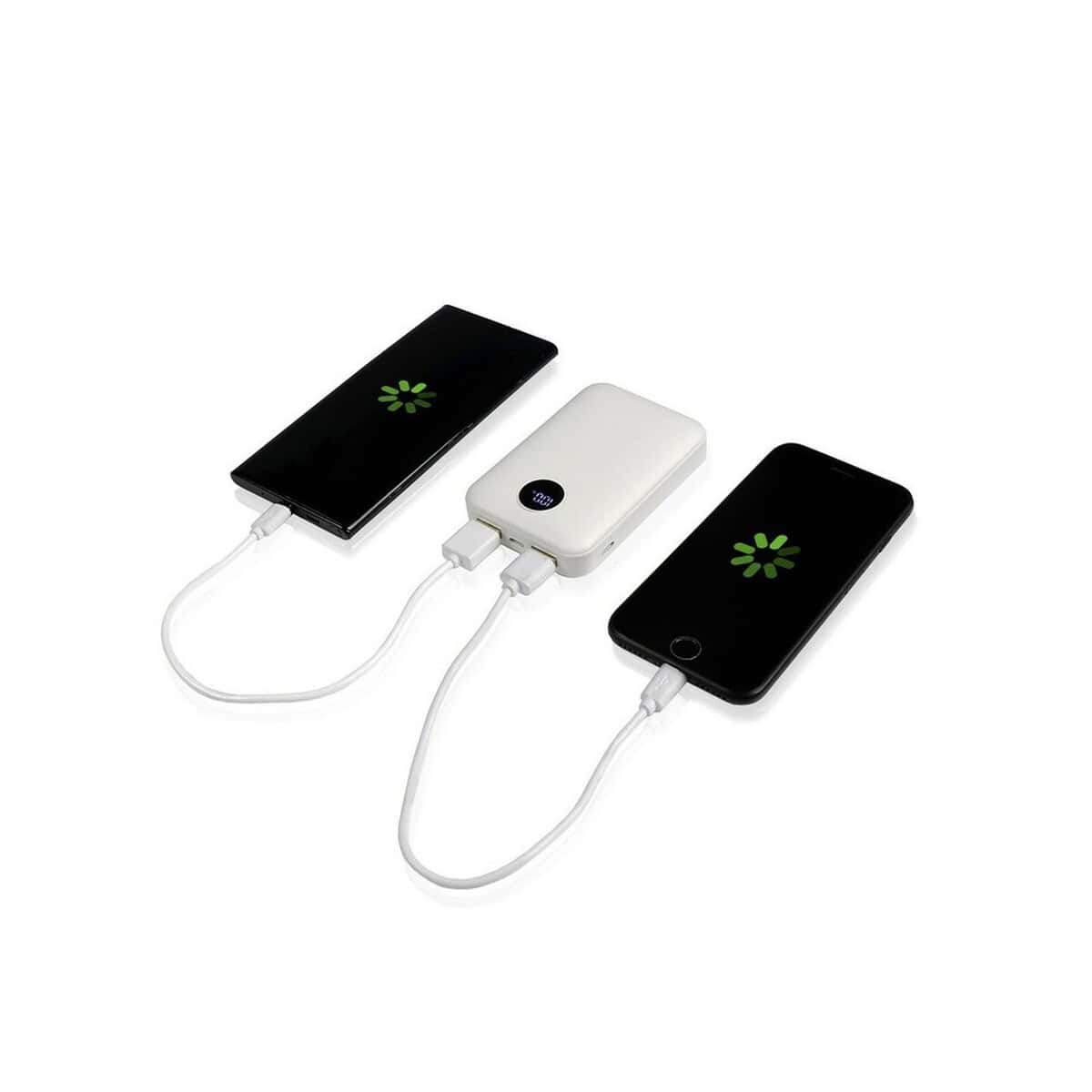 Powerbanki z logo – power bank 10000 mah air gifts | daniel V0133-02_AAA02 Przenośne powerbanki z logo firmowym, idealne gadżety reklamowe do ładowania smartfonów.