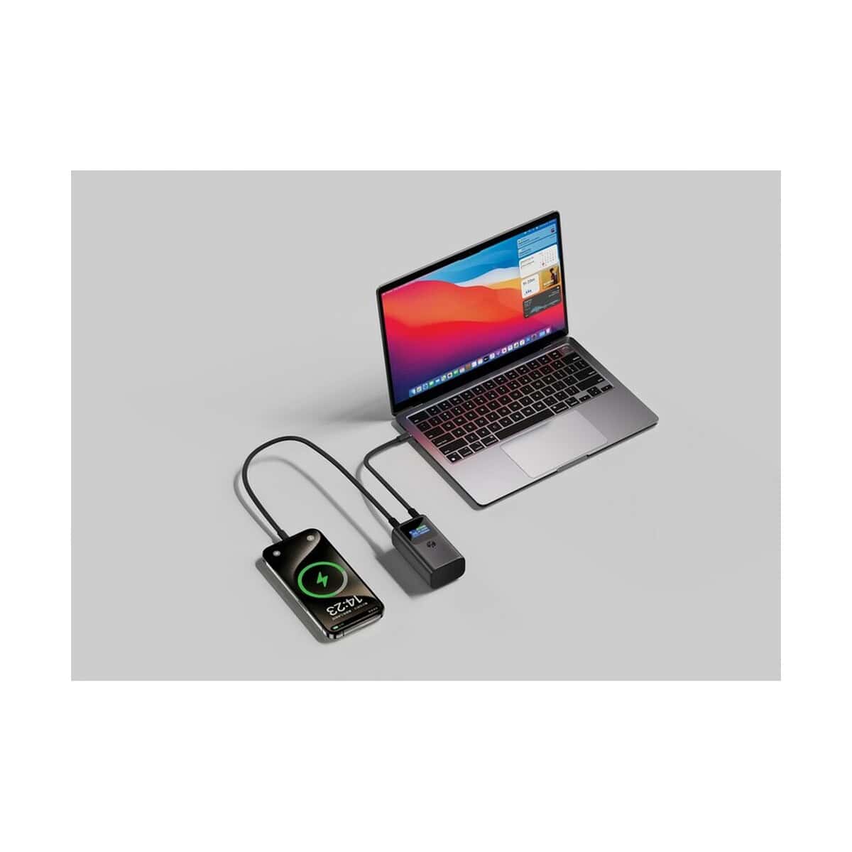 Powerbanki z logo – power bank 10000 mah urban vitamin campbell P322.7602__M_401 Ładowarka bezprzewodowa do MacBooka i telefonu, akcesoria gadżety elektroniczne.