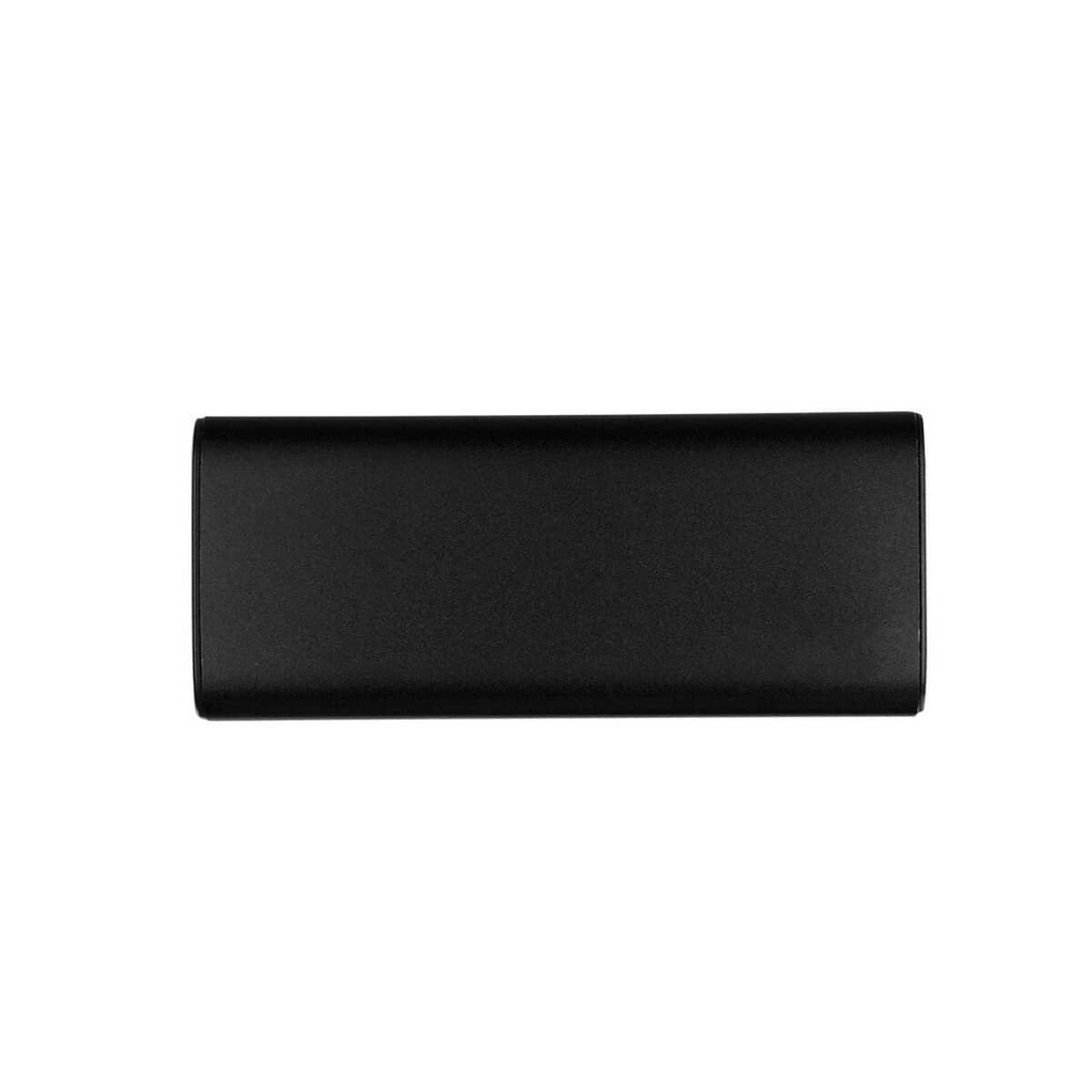 Powerbanki z logo – power bank 10000 mah z aluminium z recyklingu VA241-03_IUN01 Portfel skórzany czarny, elegancki i stylowy, idealny na codzienne okazje i prezent.