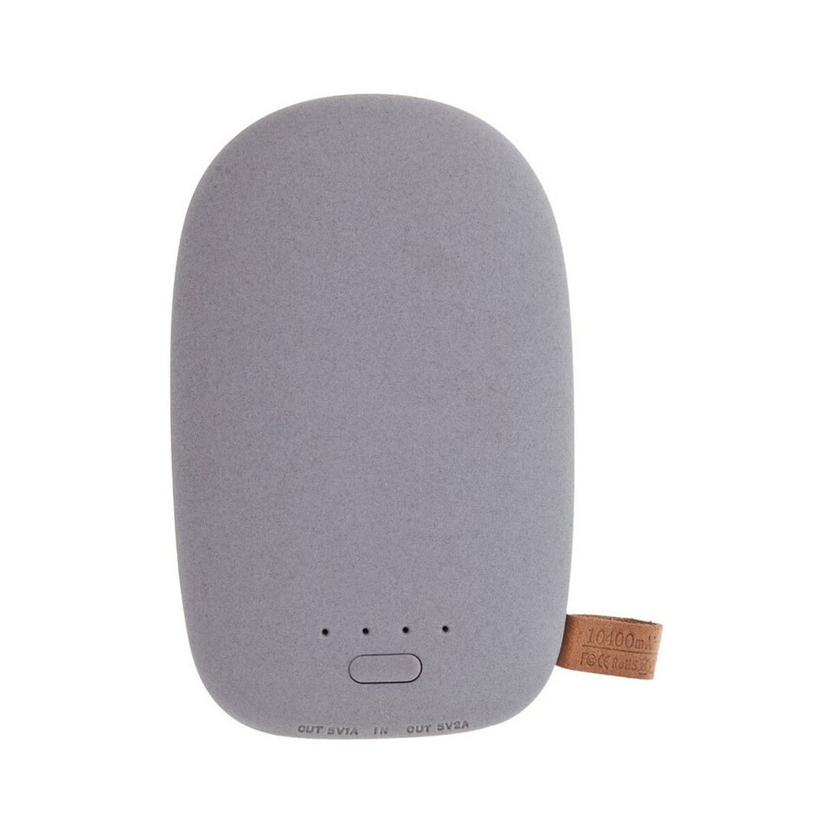 Powerbanki z logo – power bank 10400 mah air gifts „kamień” | carol V3383-19_AAA05 Gadżety promocyjne, głośnik przenośny, nowoczesny design, nadruk logo, idealny na prezent.