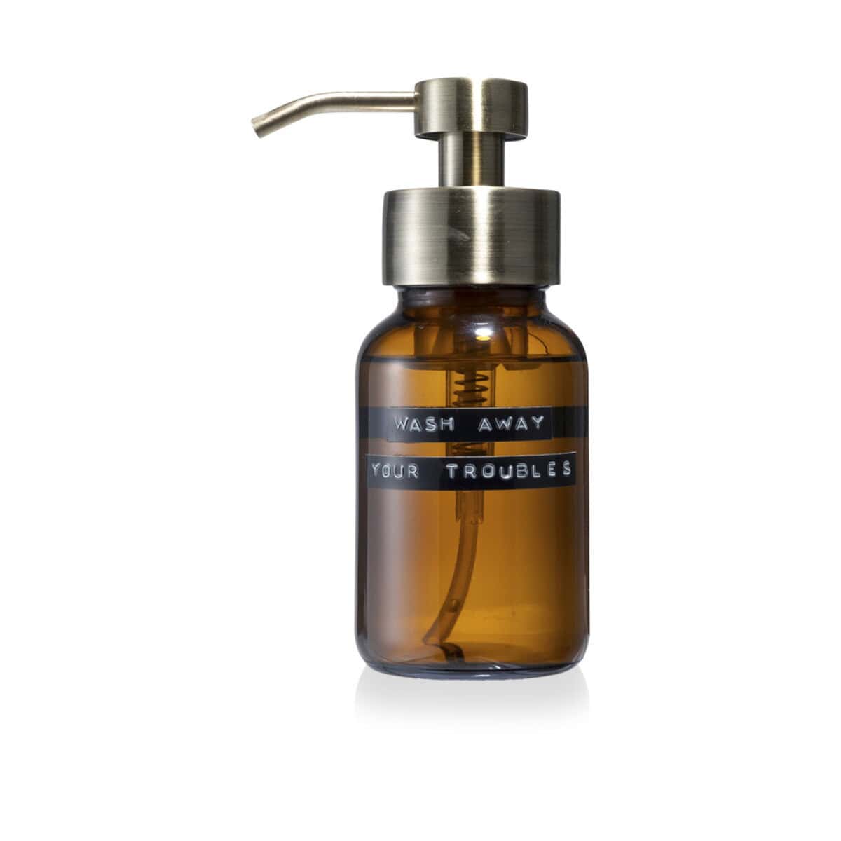 Produkty higieny osobistej z logo – wellmark płyn do mycia ciała 250 ml 12632111 Butelka z pompką na płyn w stylu retro z napisem