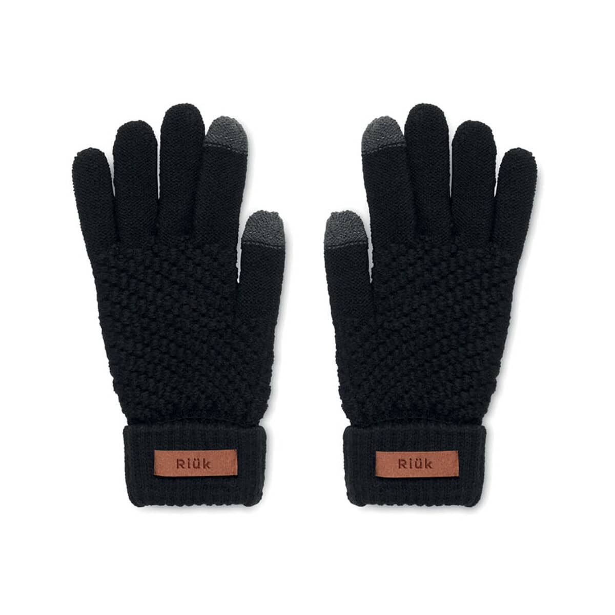 Rękawiczki z logo – rękawiczki dotykowe rpet takai mo6667-03-print 1. filename: rekawice-zimowe-black-znakowane-gadzety.jpg.