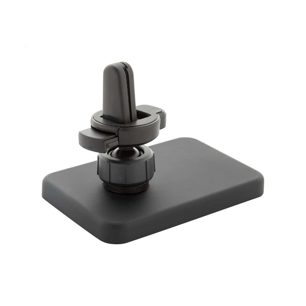 Samochodowe uchwyty do telefonu z logo – chargeway samochody uchwyt na telefon AP864063-10__C Magnetyczny uchwyt do telefonów na blat biurka, czarny, praktyczny gadżet biurowy.