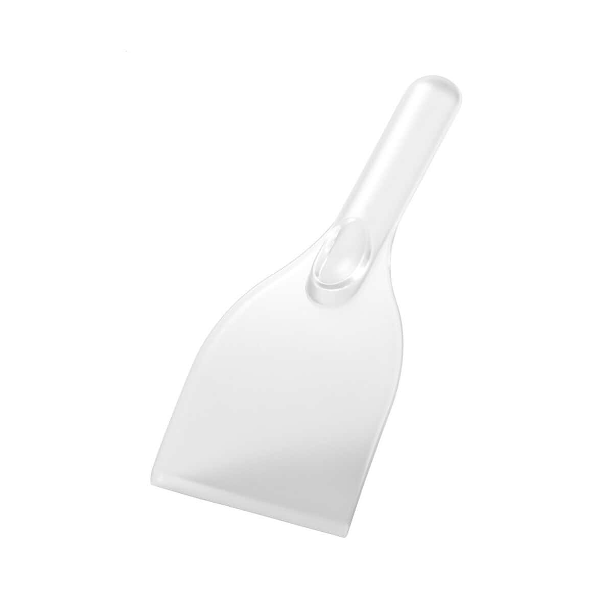 Skrobaczki z logo – dicex skrobaczka do szyb AP781263-01T__A 1. Przezroczysta łopatka do ciasta, plastikowa, elegancka, gastronomia, model Gadzety.