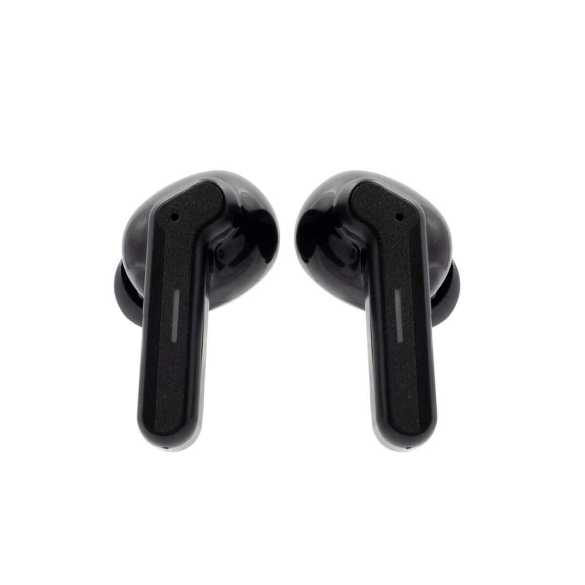 Słuchawki z logo – bezprzewodowe słuchawki douszne exclusive collection | emersyn VA111-03_AAA03 Słuchawki bezprzewodowe TWS czarne, stylowe i wygodne do codziennego użytku.