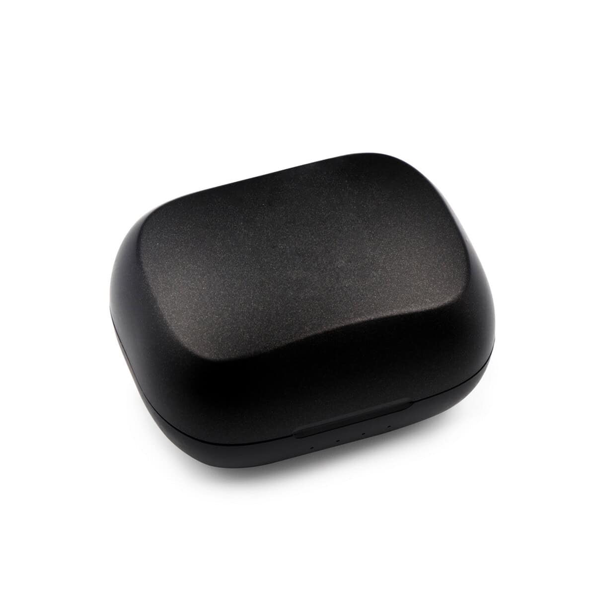 Słuchawki z logo – bezprzewodowe słuchawki douszne exclusive collection | emersyn VA111-03_COV01 Czarny etui na słuchawki, gadżet promocyjny, prezent reklamowy, akcesoria biurowe.