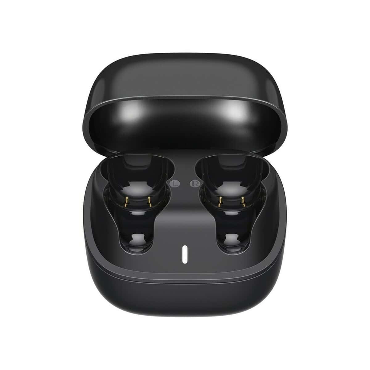 Słuchawki z logo – douszne słuchawki bezprzewodowe urban vitamin long beach P331.5601__B_3 Słuchawki bezprzewodowe w etui, nowoczesny gadżet audio, idealny na prezent.