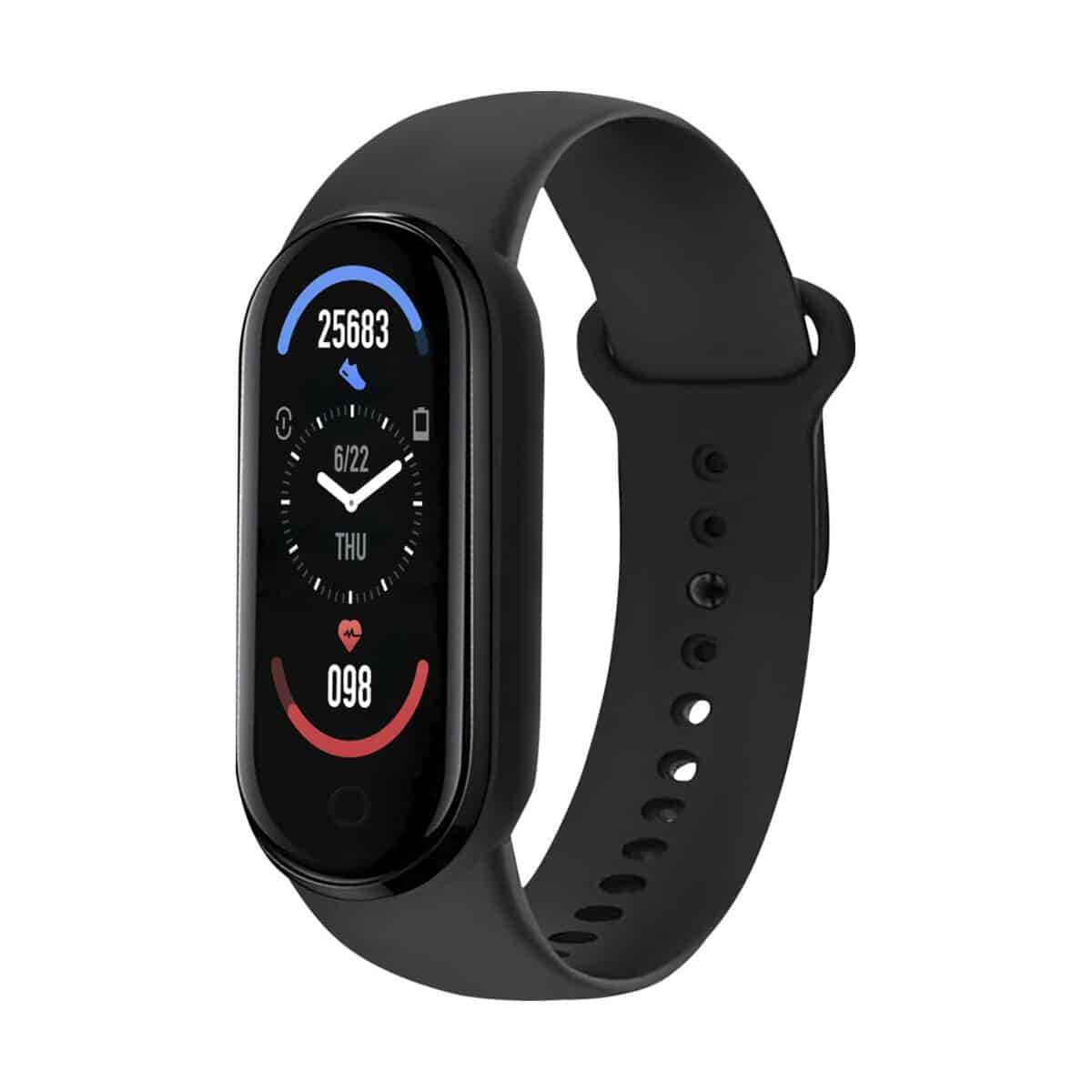 Nowy elegancki smartwatch z wyświetlaczem OLED, monitoruje aktywność fizyczną i zdrowie. Idealny gadżet na prezent, dostępny na gadzety.pl.