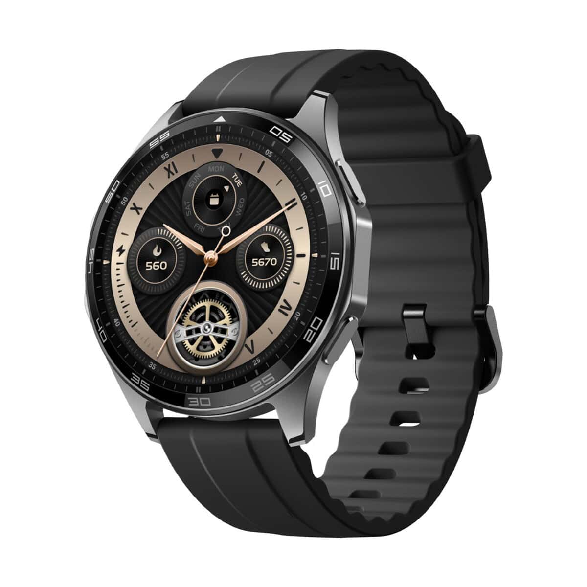 Smartwatch z logo – prixton swb33 smartwatch 2pa18190 Stylowy smartwatch z czarnym paskiem i funkcjami fitness. Idealny gadżet dla miłośników nowoczesnych technologii.