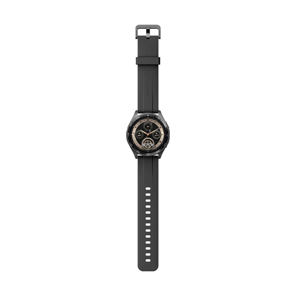 Smartwatch z logo – prixton swb33 smartwatch 2pa18190_e1_eg_y1 Zegarek smartwatch Huawei Watch 3 z czarnym paskiem i nowoczesnym wyświetlaczem.