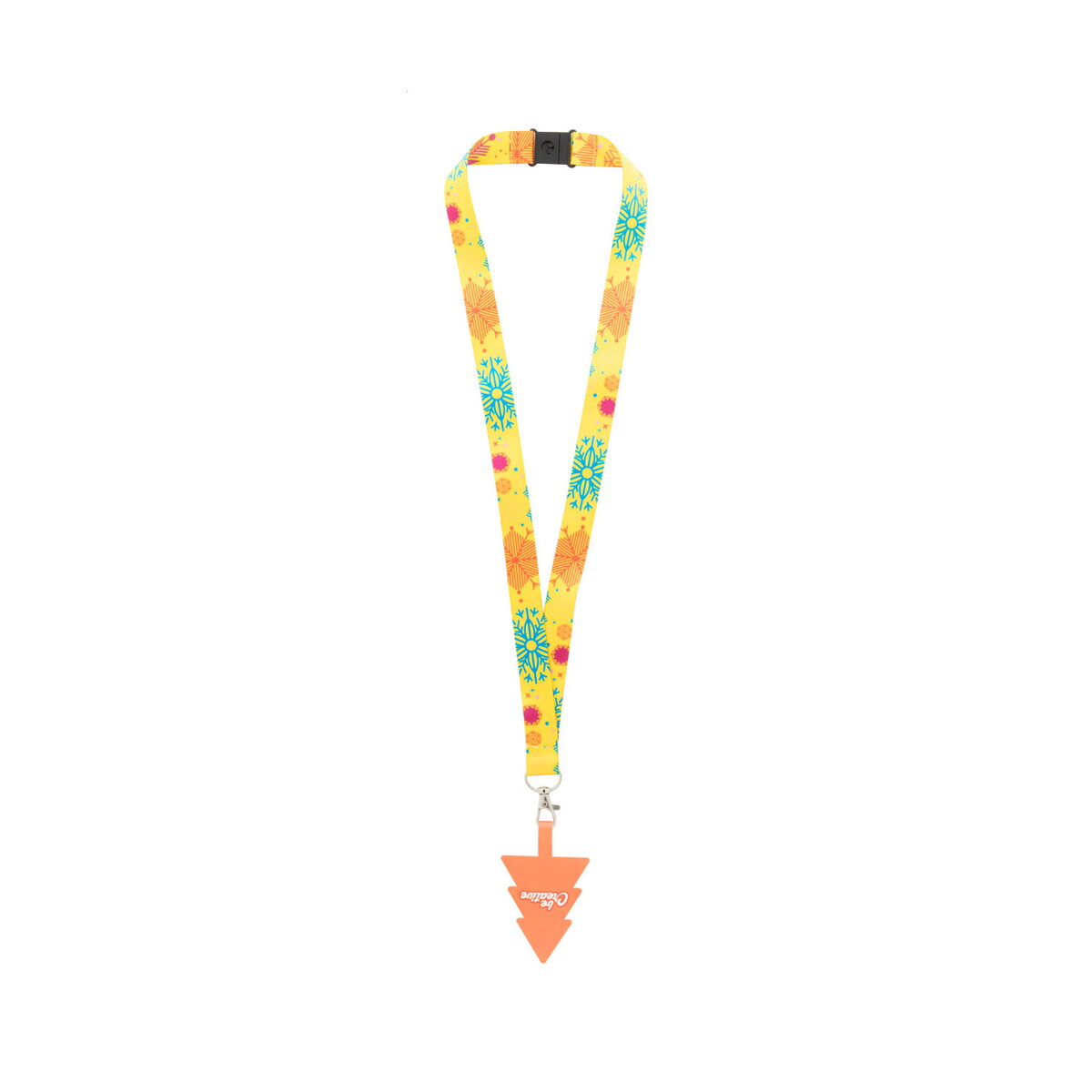 Subyard Mobile Xmas Safe personalizowana smycz RPET z uchwytem na telefon AP716797