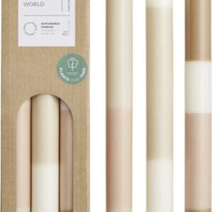 Grafika świec ekologicznych w opakowaniu, zero waste, naturalne środki czystości.