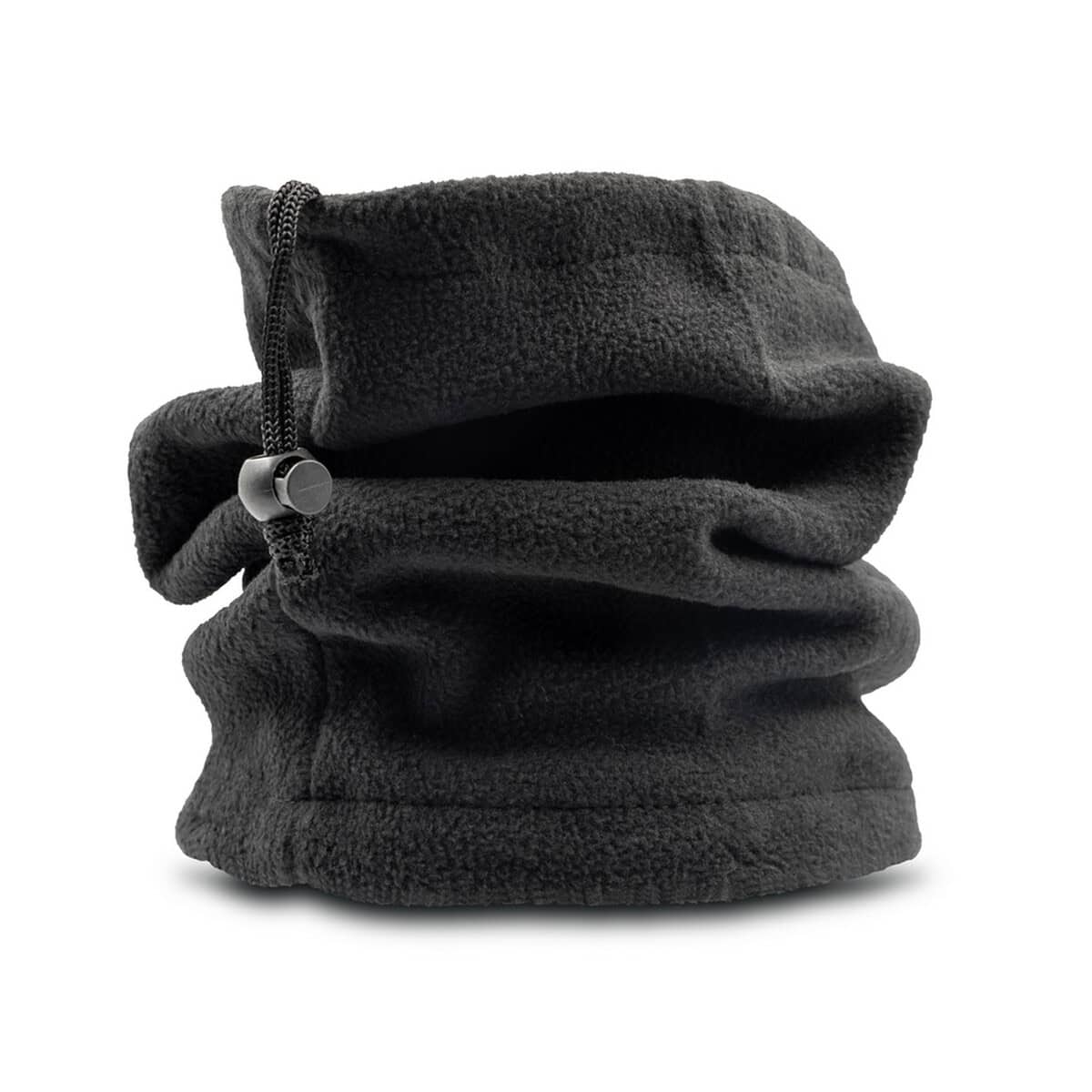 Szaliki z logo – osłona na twarz i szyję, czapka i komin 2 w 1 | riti V7063.0-03_AAA01 Ciepły komin z polaru z ściągaczem na sznurku, idealny na zimę.