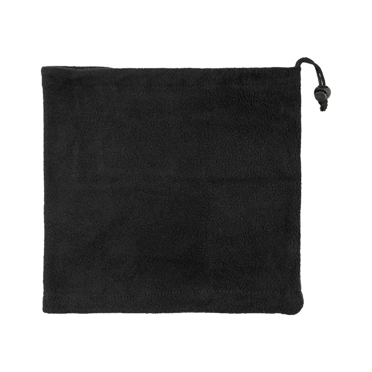 Szaliki z logo – osłona na twarz i szyję, czapka i komin 2 w 1 | riti V7063.0-03_AAB01 Czarna etui na gadżety z miękkiego materiału, zamykane na suwak z ściągaczem.