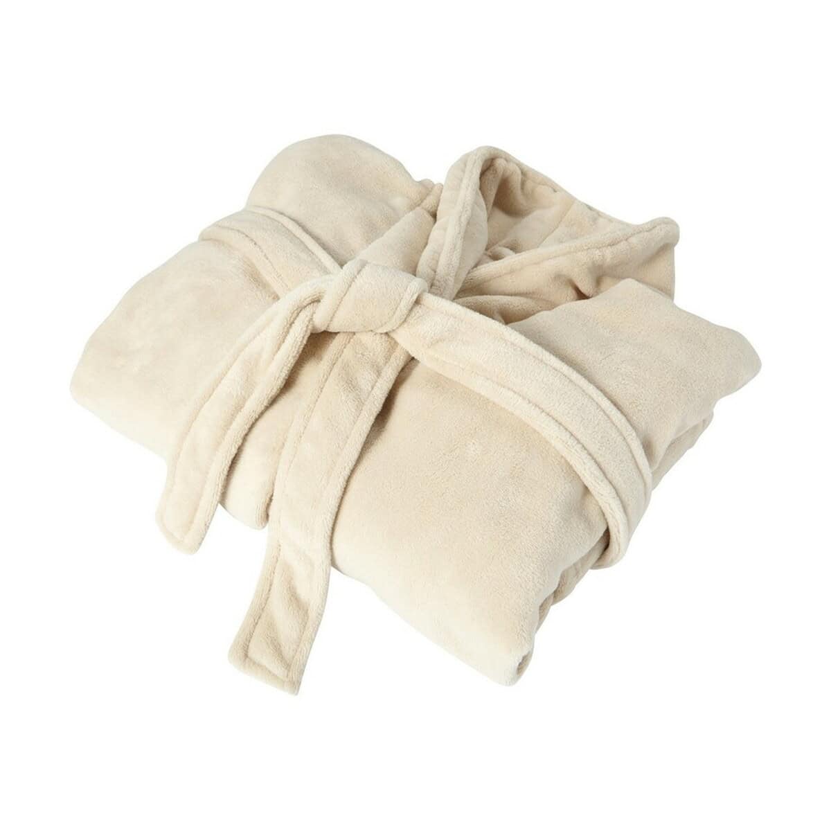 Miękki szlafrok z sizalemki w beżowym odcieniu, idealny na prezent lub relaks.