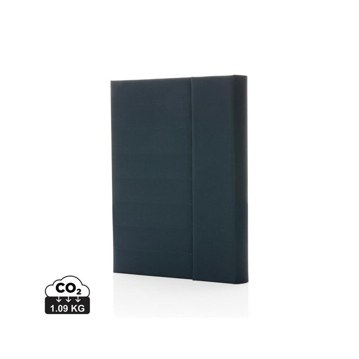 1. Elegancki notes biurowy z ekologiczną okładką niebieski, lekki i przyjazny środowisku.