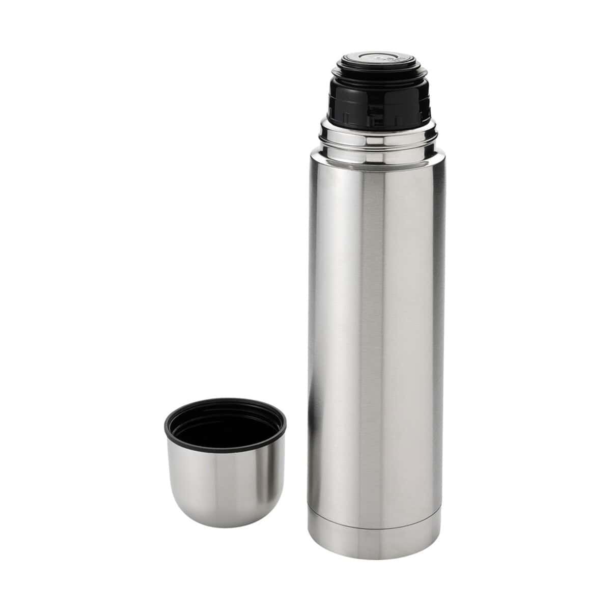 Butelka termiczna stalowa z sitkiem, przenośne naczynie na napoje, idealne na podróże i do biura.