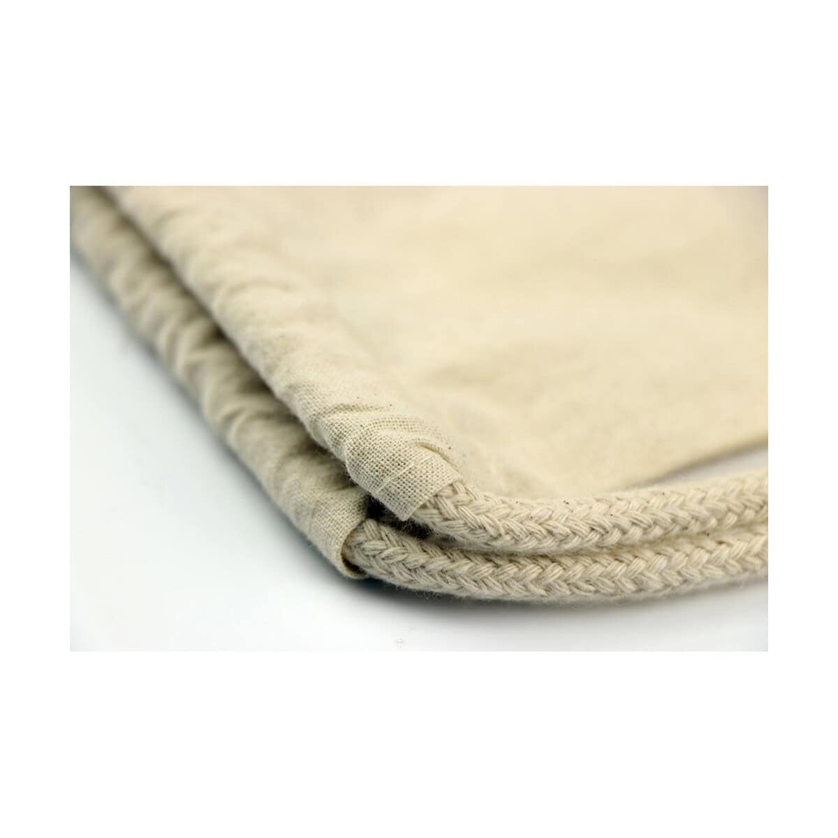 Torby bawełniane z logo – worek ze sznurkiem z bawełny organicznej b’right | meredith V0944-20_IDE01 1. Opis: Lniany materiał z ozdobnym wykończeniem, naturalny i elegancki element gadżetów promocyjnych.