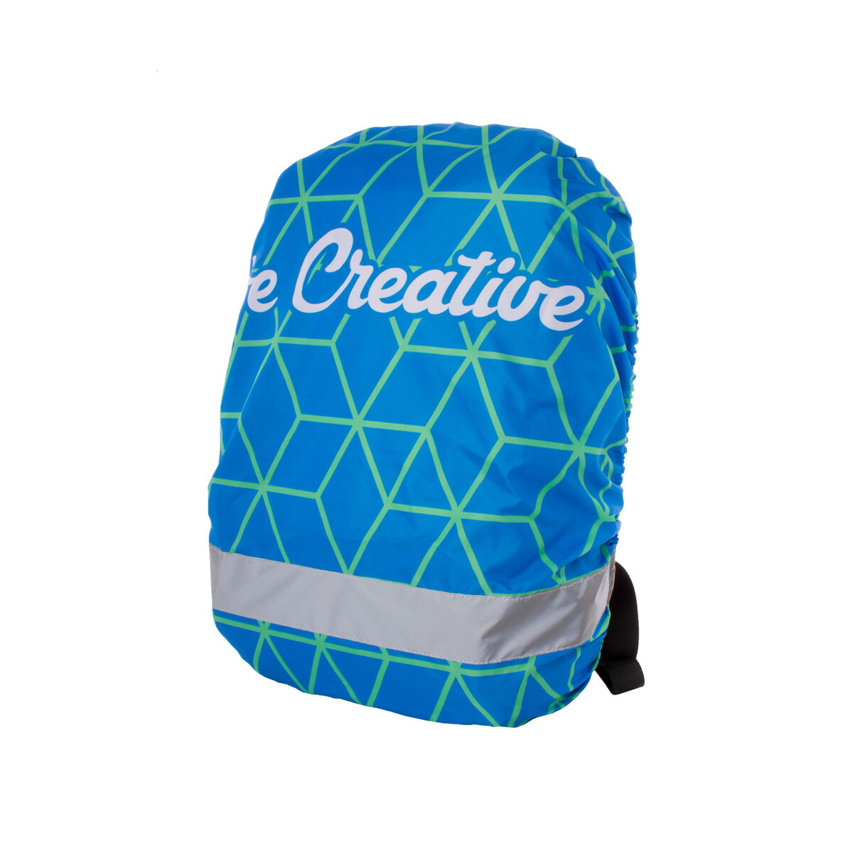 Torby na laptopa z logo – creaback reflect personalizowany, odblaskowy pokrowiec na plecak AP716637__BC1 CreaBack Reflect personalizowany, odblaskowy pokrowiec na plecak AP716637__BC1