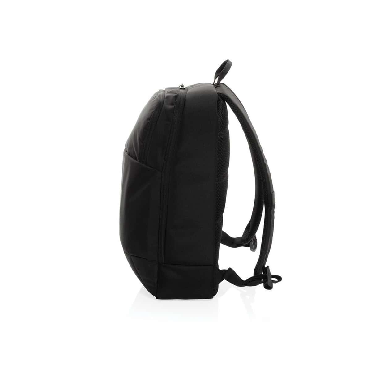 Torby na laptopa z logo – plecak na laptopa 15,6″ swiss peak aware™ rpet P763.101__B_5 Szara torba na ramię z miejscem na laptopa i organizerem, idealna na codzienne gadzety i akcesoria.