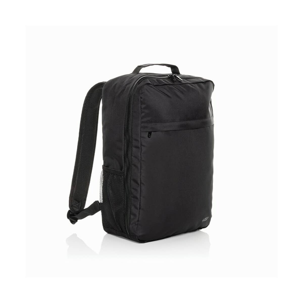 Torby na laptopa z logo – plecak na laptopa 15,6″ swiss peak aware™ rpet P763.4301__B_1 1. Esklep na laptopa, czarny, funkcjonalny, na różne okazje, idealny gadżet promocyjny.