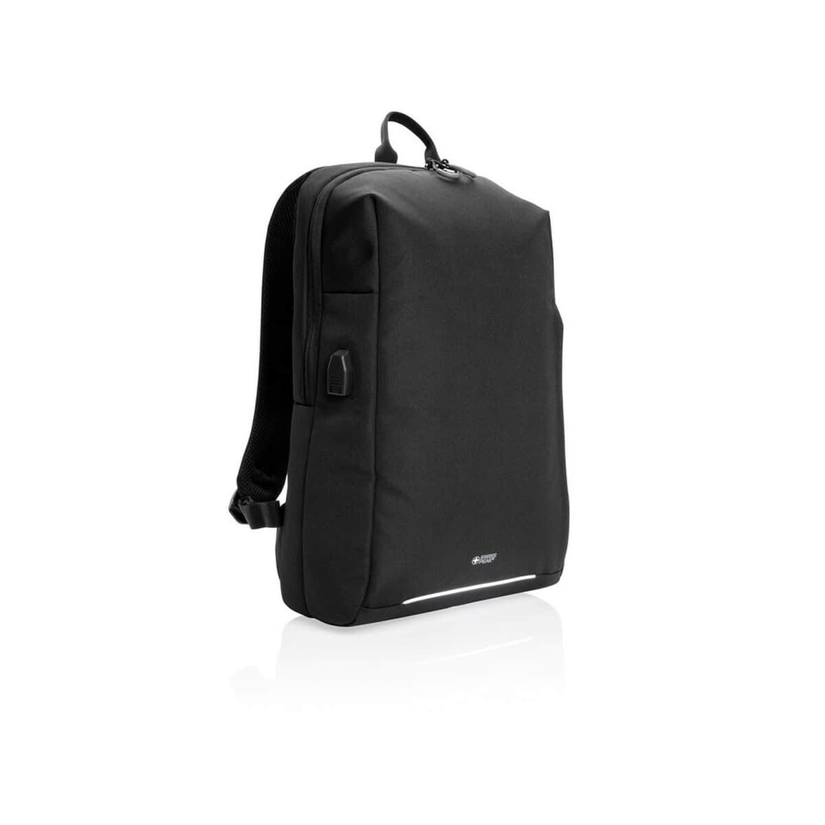 1. Torba na laptopa, czarna, elegancka, wodoodporna, idealna na co dzień i podróże.