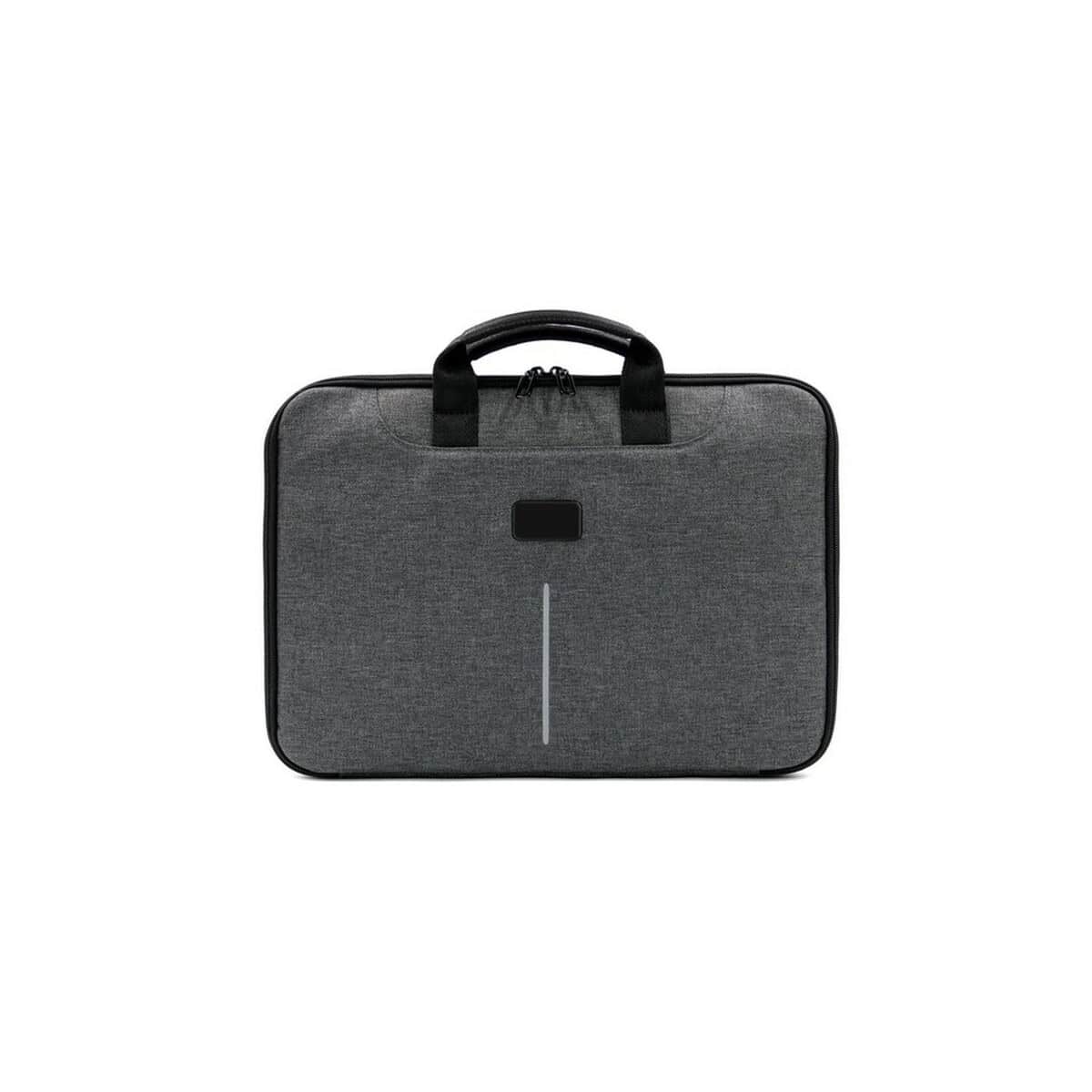 Torby na laptopa z logo – torba na laptopa 16″ brandcharger specter 2 VA529-19_AAB02 Luksusowa torba na laptopa z wytrzymałego materiału szarego koloru.