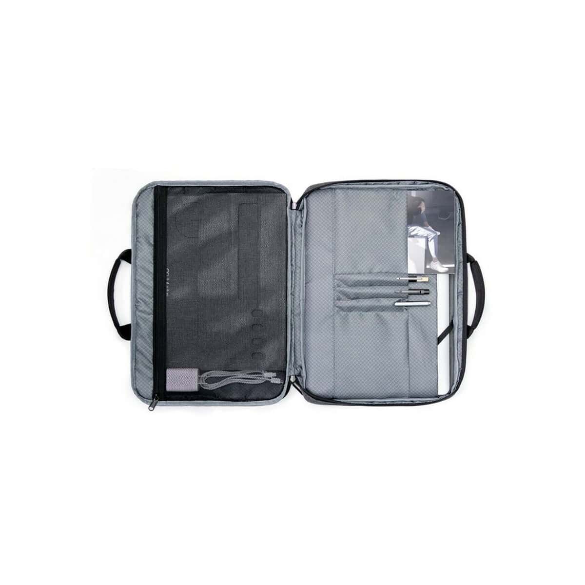 Torby na laptopa z logo – torba na laptopa 16″ brandcharger specter 2 VA529-19_INS01 Elektryczna torba na akcesoria podróżne z przegródkami i organizerem.