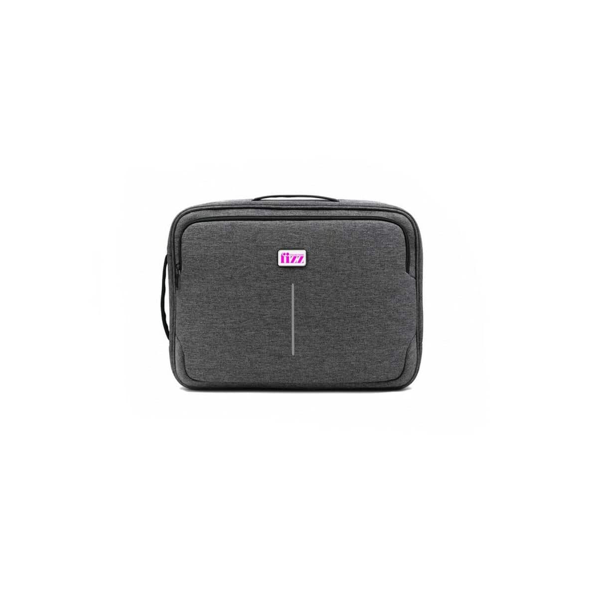 Torby na laptopa z logo – torba na laptopa 16″ brandcharger specter hybrid VA527-19_AAB02 Systemowa torba na laptopa z szarym tkaninowym wykończeniem, idealna na gadżety i akcesoria.