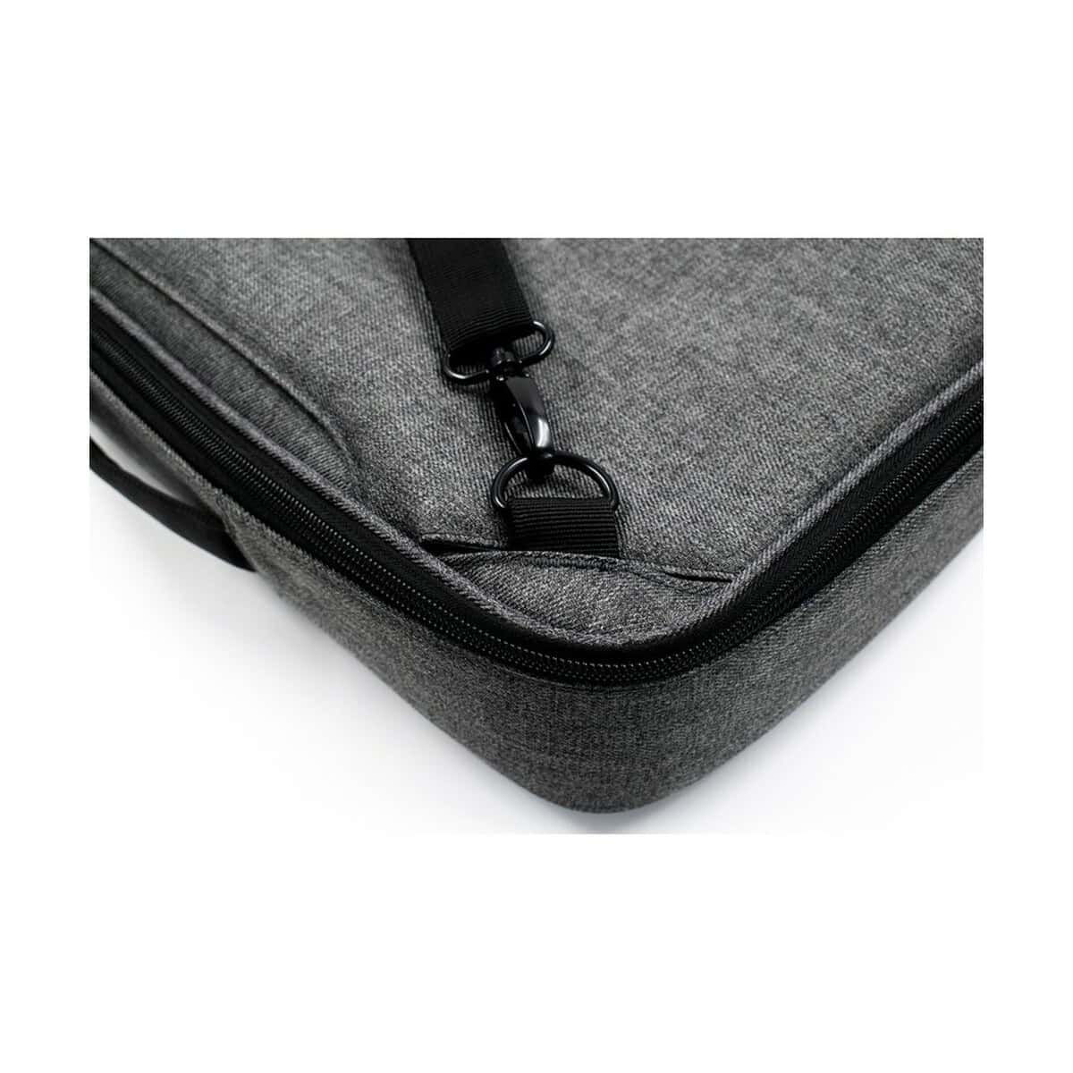 Torby na laptopa z logo – torba na laptopa 16″ brandcharger specter hybrid VA527-19_IDE02 Przedmiot pakowania na gadżety z czarnym karabińczykiem i zamkiem błyskawicznym.