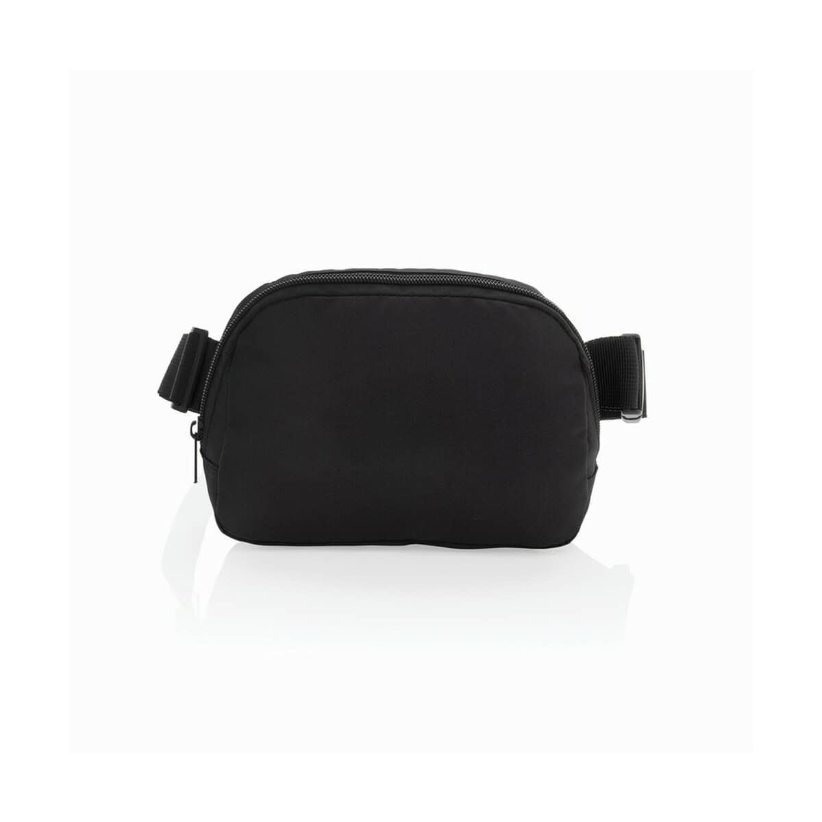 Torby na ramię z logo – plecak, torba na ramię aero aware™ rpet P730.0801__B_2 Czarna saszetka na ramię, idealna na gadżety i akcesoria osobiste, uniwersalny design, wodoodporna, lekka.