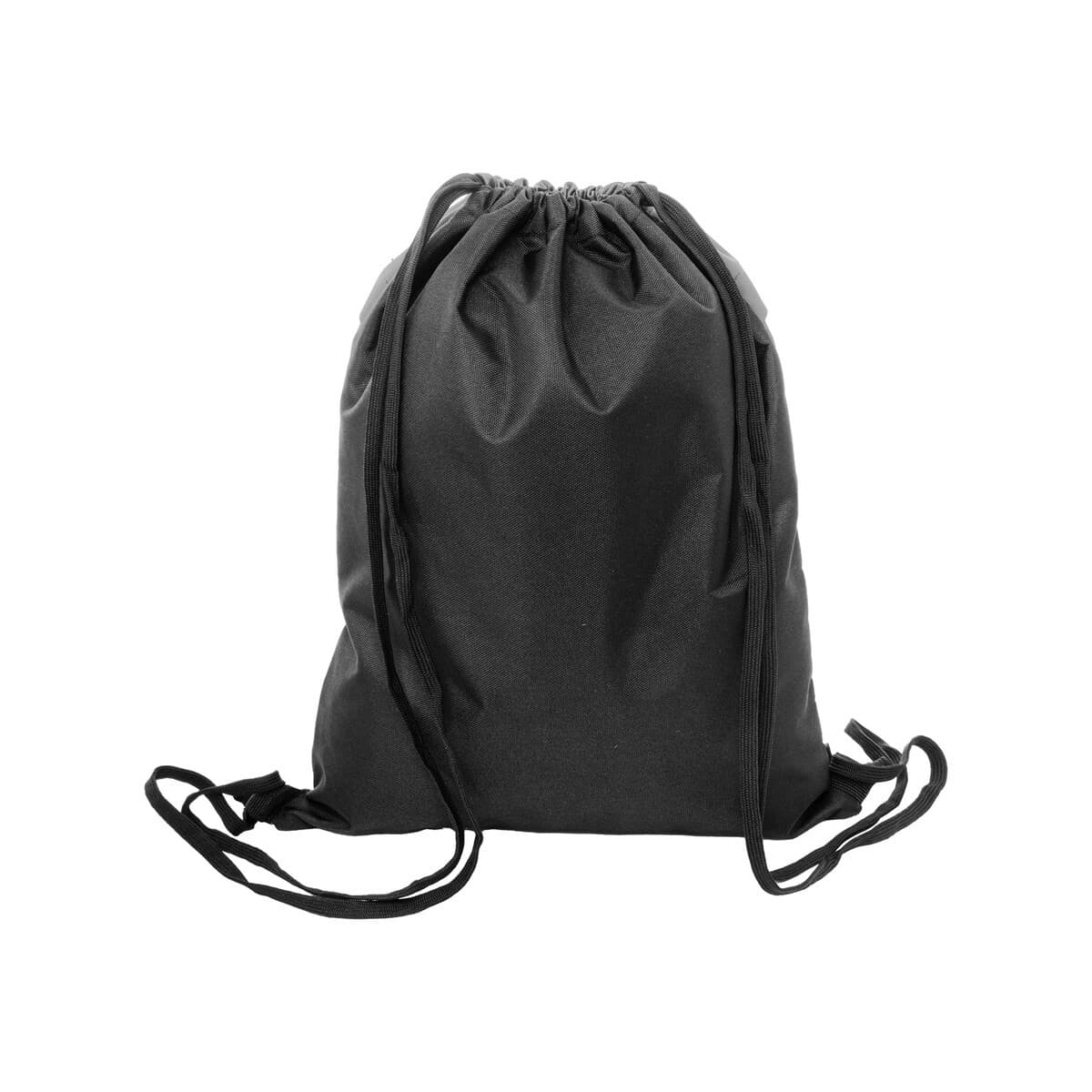 Torby na ramię z logo – pudrow worek ze sznurkami rpet AP808282-06A__C Czarny plecak z zamkiem, gadżecie na prezent, torba na co dzień, personalizowane gadżety.