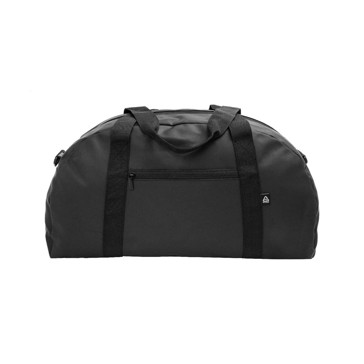 Torby sportowe z logo – duffup torba sportowa rpu AP800123-10__B Solidna torba podróżna na sporty i wyjazdy - czarna, wodoodporna, z funkcjonalnymi kieszeniami.