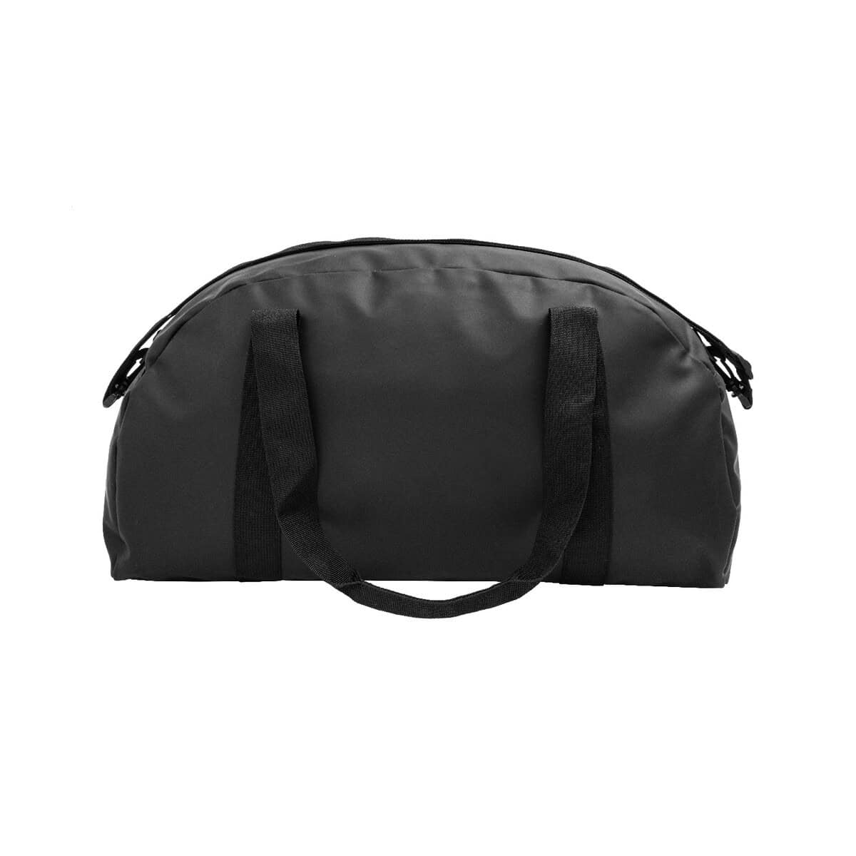 Torby sportowe z logo – duffup torba sportowa rpu AP800123-10__C Czarna torba sportowa, miejskie akcesoria, grawerowane dodatki, idealna na co dzień i podróże.