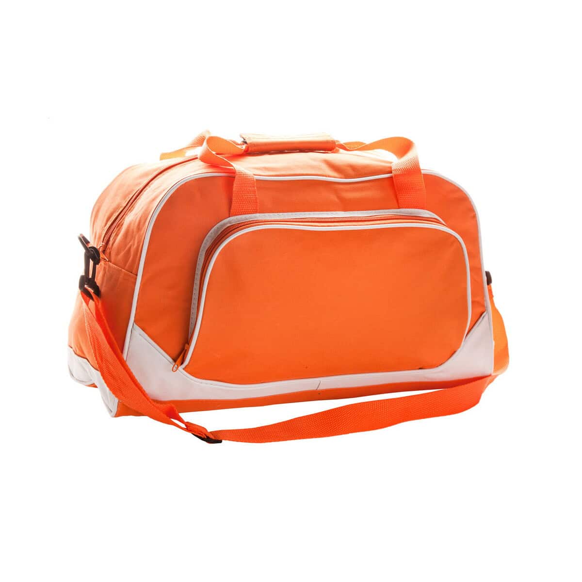 Torby sportowe z logo – sergio torba sportowa AP761063-03__A Torba sportowa na fitness, podróże, trening, aktywność, gładka, lekka, wodoodporna, w kolorze pomarańczowym.