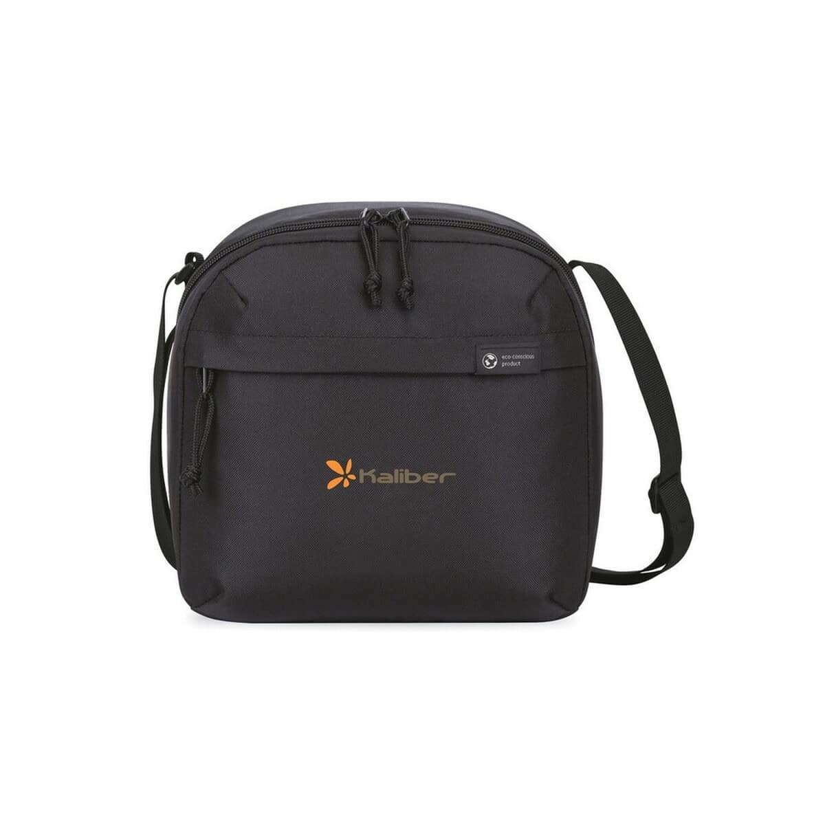 Torby termiczne z logo – torba termoizolacyjna renew aware™ rpet VR004-03_101032-001__D_100 Black eco-friendly conference bag with logo Kaliber. Durable, practical design ideal for work and travel.