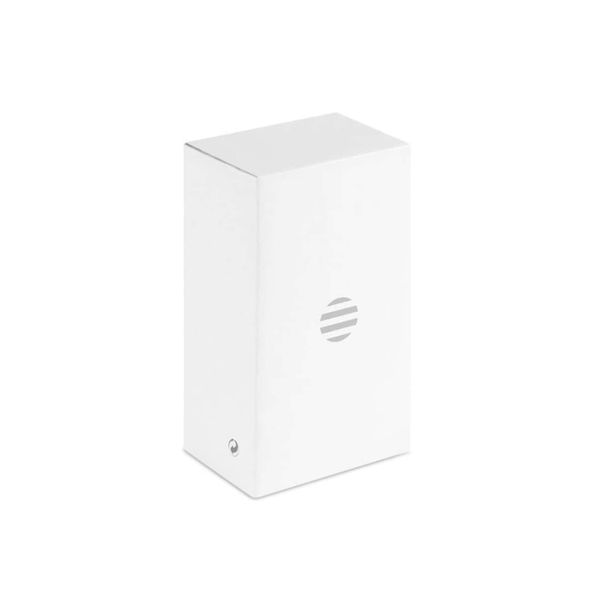 Uchwyty do selfie z logo – przenośna lampa do selfie mini helo mo6742-03-box Biała powerbank z logo, gadżet reklamowy, prezent firmowy, akcesoria promocyjne, gadżety z nadrukiem.