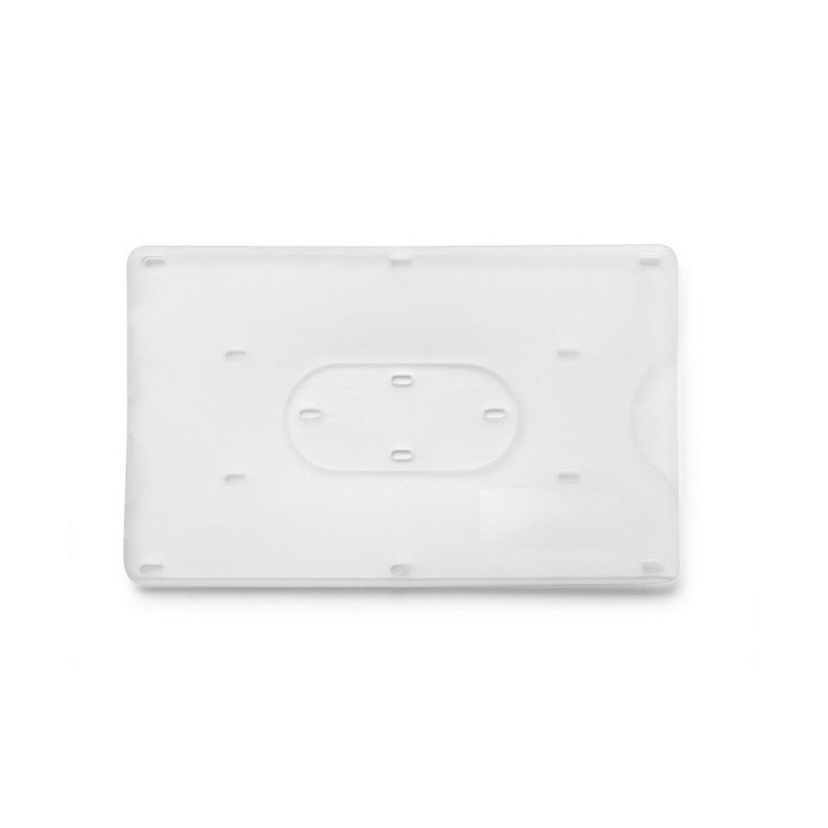 Etyczna podstawa pod gadżet reklamowy, plastikowa, biała, na prezentacje i promocję firmy.