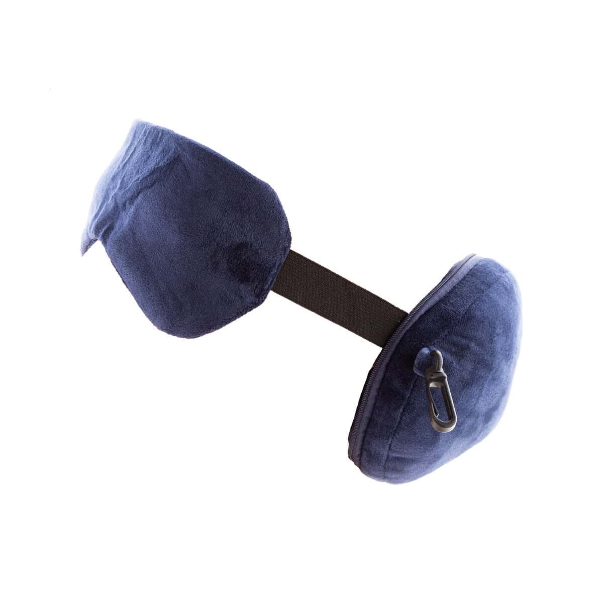 Zagłówki z logo – dreamfly poduszka podróżna rpet AP800169-06A__FC1 1. Walizka podróżna z miękkiego materiału, niebieska, z kółkiem i uchwytem na telefon.