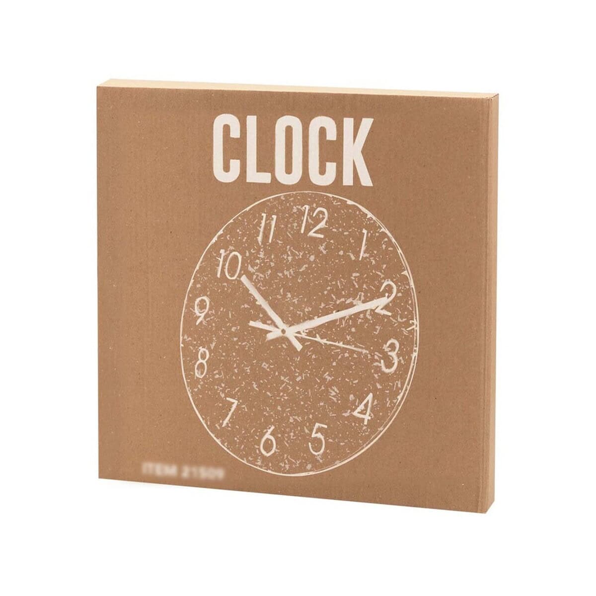 Zegary z logo – korkowy zegar ścienny VA304-20_POV01 Zegar ścienny z motywem retro, produkt z kolekcji gadżetów na zamówienie.