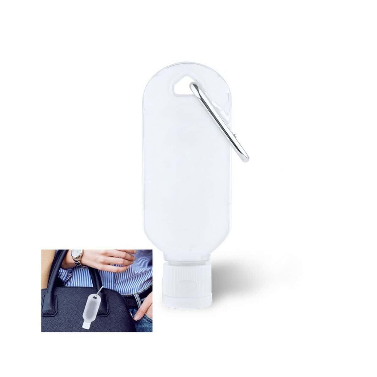 Żele do rąk z logo – żel do rąk V0937-02_AAA01 1. Personalizowany gadżet do dezynfekcji rąk na smyczy, praktyczny i oryginalny.