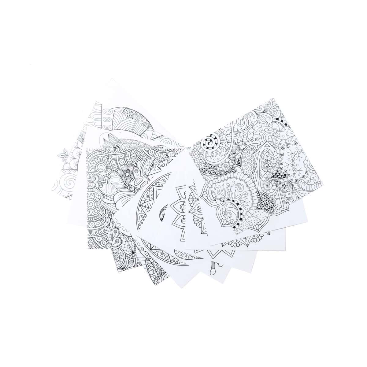 Zestawy do malowania z logo – condala mandala z zestawem do kolorowania AP781757__D Kolorowanka, mandala dla dorosłych, relaks, kreatywność, plakat do druku.