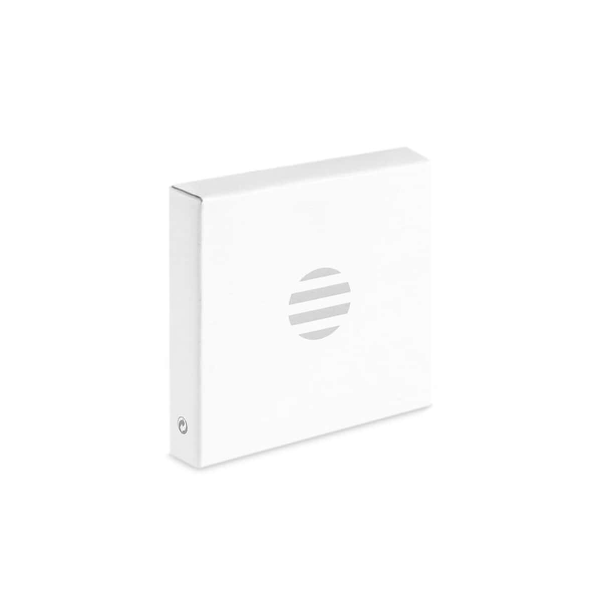 Zestawy kąpielowe z logo – bransoletka ze sztucznej skóry fauleti mo2377-03-box Biała skrzynka z logo gadżety firmowe na prezentację promocyjną.