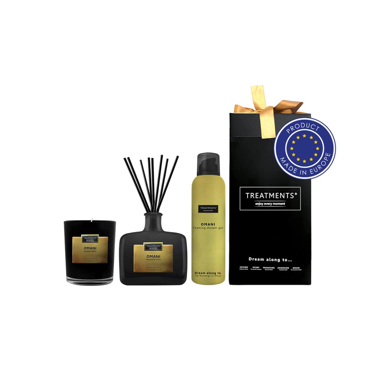 Zestawy kąpielowe z logo – zestaw prezentowy home & body deluxe treatments VTR05-08_AAA00 Aksamitne gadżety i zestaw do relaksu z zapachami do domu. Eleganckie elementy dekoracyjne i produkty do aromaterapii z unikalnym designem.