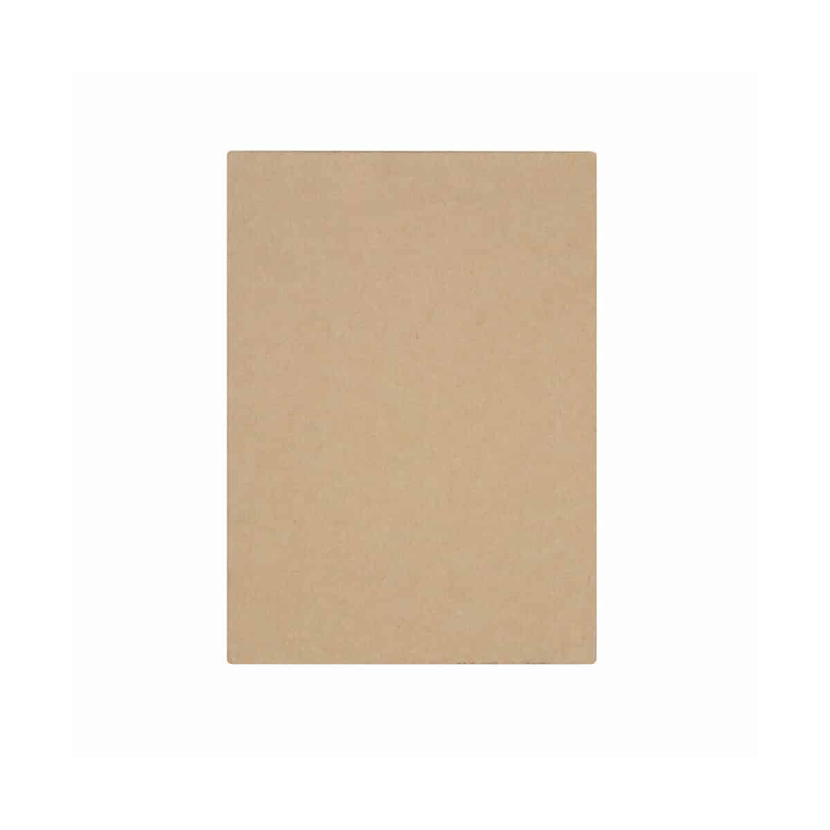 Zestawy kredek z logo – zestaw kredek, notatnik | paddy VA053-00_IBK01 Brązowa tekturka do personalizacji i nadruku, idealna na gadżety i upominki firmowe.