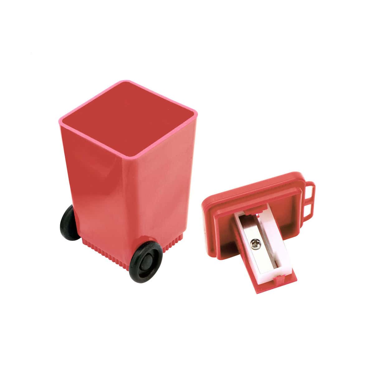 Zestawy piśmiennicze z logo – shabin temperówka AP791006-05__A Kosz na śmieci z logo, gadżet reklamowy, walizka z kółkami, prezent firmowy, akcesoria promocyjne.