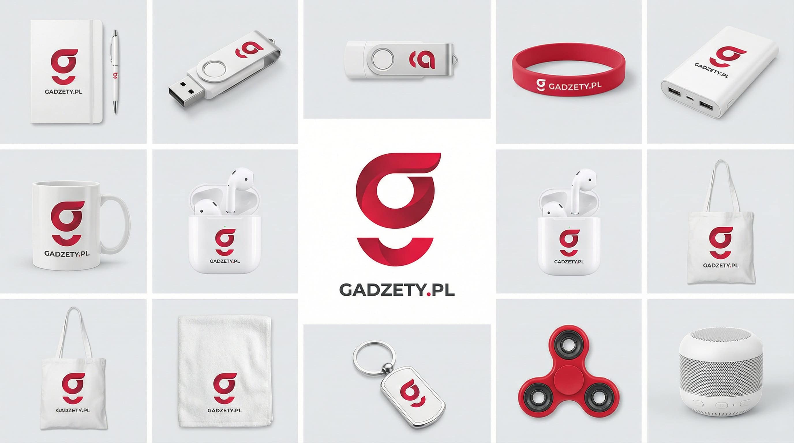 Gadżety z logo, akcesoria elektroniczne, kubki, torby, smyczki i gadżety promocyjne na gadzety.pl.