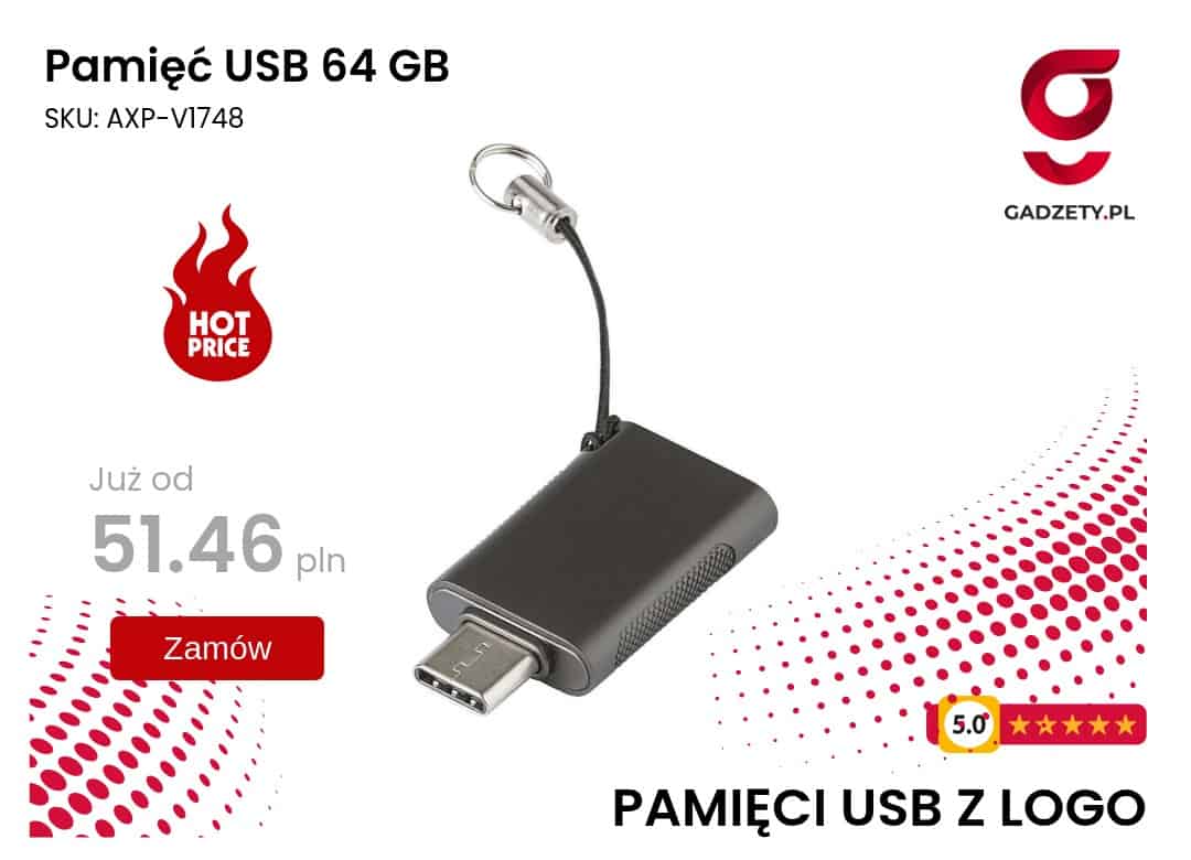 Pamięć USB 64 GB Pamięć USB o pojemności 64 GB